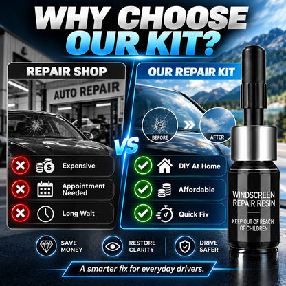 Limited-time Buy 1 Get 1 Free💥Cracks Gone Glass Repair Kit