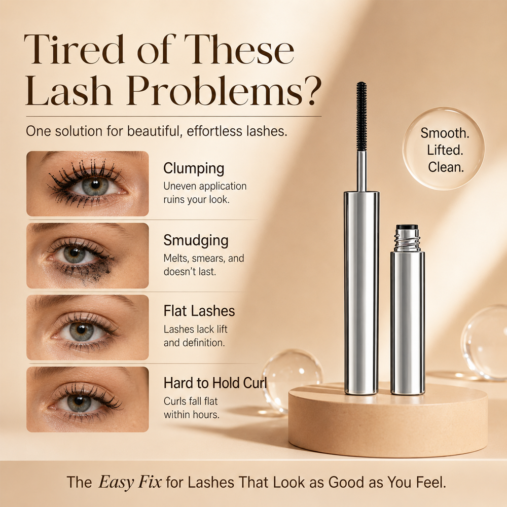 🎁Buy 1 Get 1 FREE✨ Waterproof Curling & Lengthening Mascara ✨