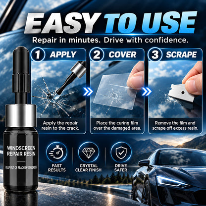Limited-time Buy 1 Get 1 Free💥Cracks Gone Glass Repair Kit