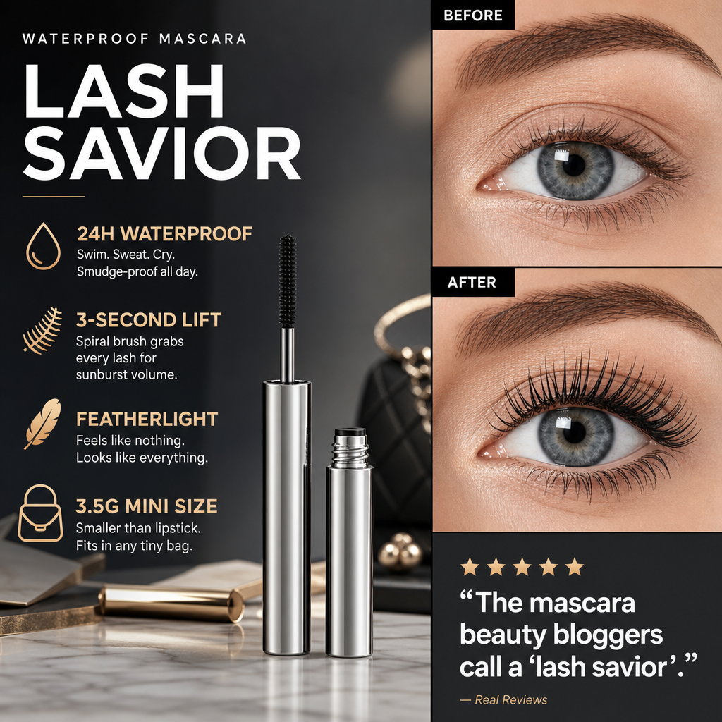 🎁Buy 1 Get 1 FREE✨ Waterproof Curling & Lengthening Mascara ✨